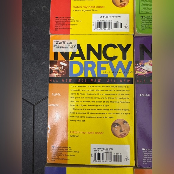 Nancy Drew Girl Detective Paperback books 1-13 - Picture 10 of 12